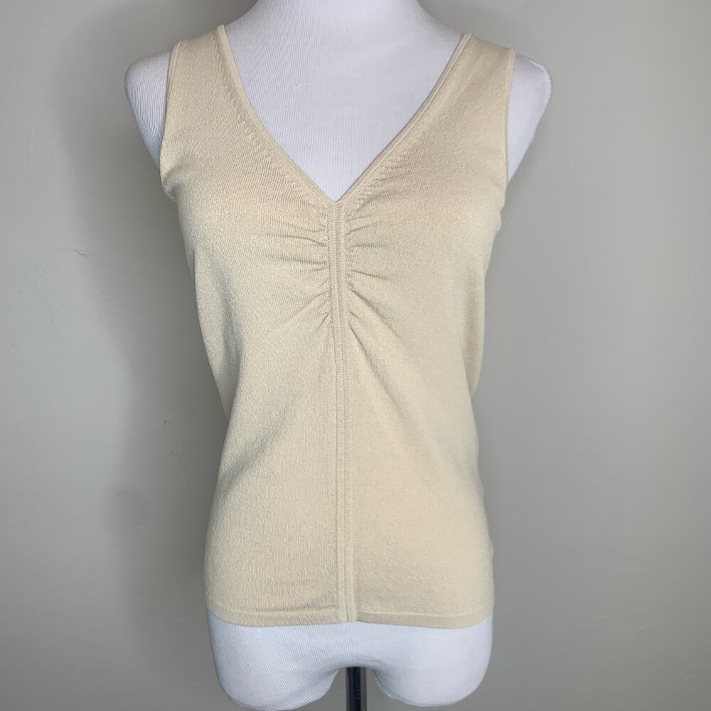 Banana Republic Shell Stretch Ruched Bust Small